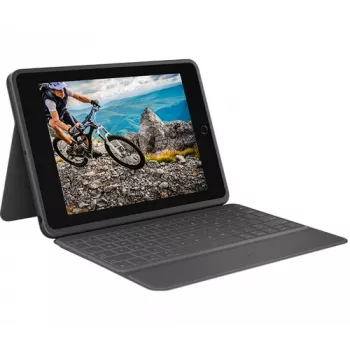 Logitech Rugged Folio Graphite Keyboard Case for iPad 7/8/9