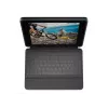 Logitech Rugged Folio Keyboard and Folio Case with Apple Smart Connector - AZERTY French Layout - Graphite - for Apple 10.9-inch iPad (10th Generation)
