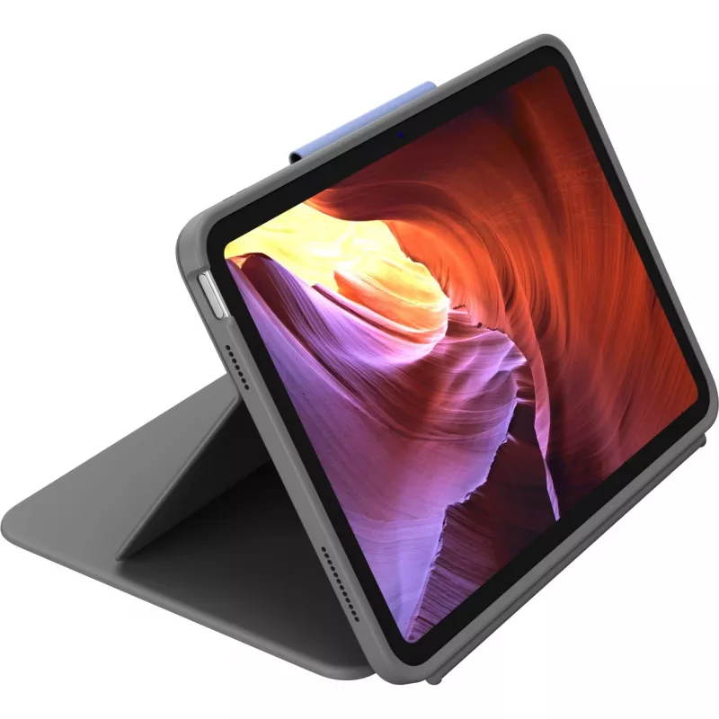 Logitech Rugged Folio z klawiaturą QWERTY US International dla Apple iPad 10. generacji (A2696) – grafit, ochrona przed upadkiem MIL-STD-810G