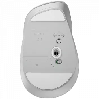 Logitech Signature Comfort Plus M850L Wireless Mouse - Off-White - Bluetooth
