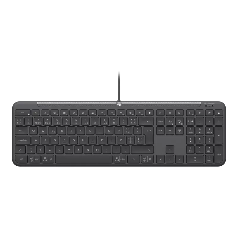 Logitech Signature Slim Wired K620 for Business Klawiatura - grafitowa