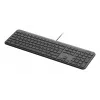Logitech Signature Slim Wired K620 for Business Keyboard, QWERTY Layout, Graphite