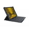 Logitech Uniwersalna klawiatura i etui folio do tabletów 9-10 cali, Bluetooth 3.0, układ QWERTZ szwajcarski niemiecki, grafitowy
