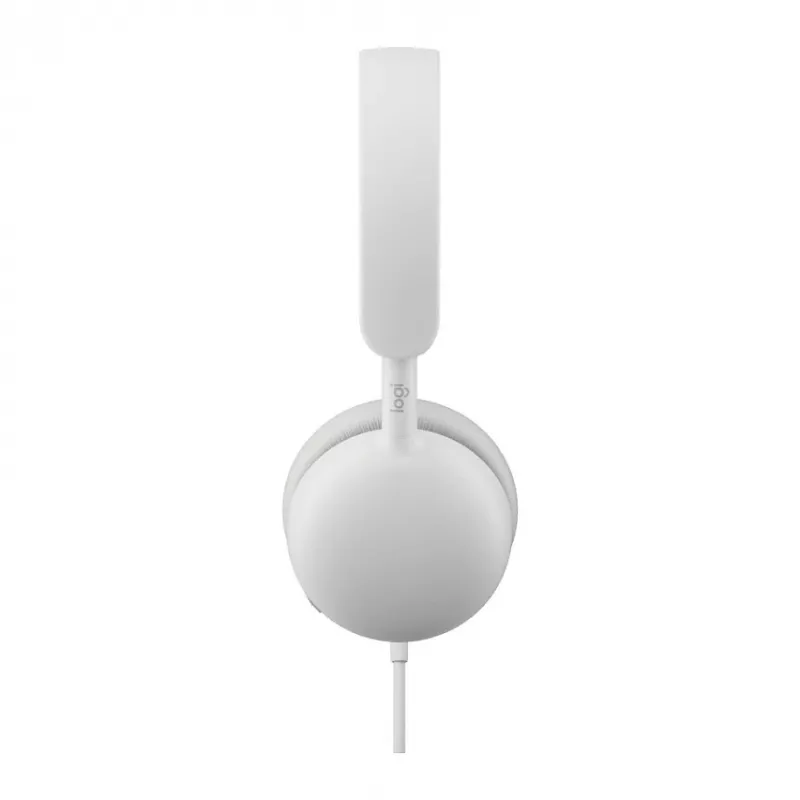 Logitech Zone Wired 2 Nauszny zestaw słuchawkowy USB-C z mikrofonem na wysięgniku z redukcją szumów, złamana biel
