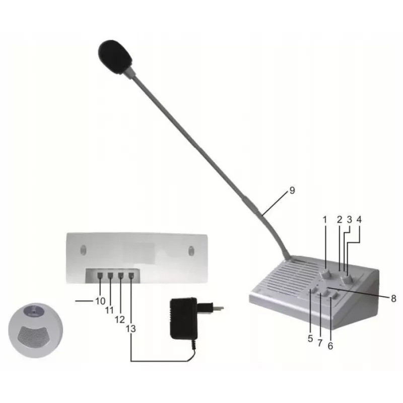 LONBON SD-2006DL+ System interkomowy full-duplex do kas fiskalnych