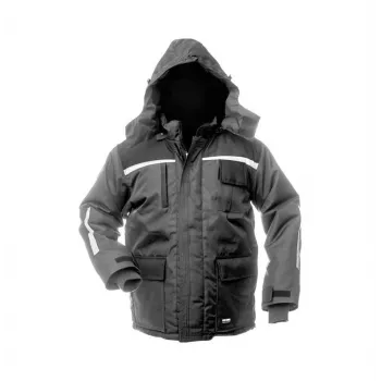 Długa kurtka zimowa Arctic Grey/Black WJ-8924 L