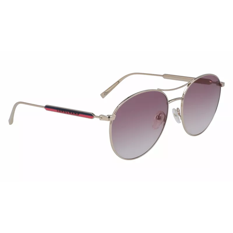 Okulary przeciwsłoneczne Longchamp LO133S-59722 damskie, kocie oko, Havana Brown Gradient