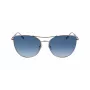 Okulary przeciwsłoneczne Longchamp LO134S-715 damskie, oprawka metalowa w kolorze złotym, kształt motylkowy, soczewki brązowe gradientowe 58mm