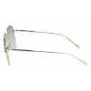 LONGCHAMP LO139S712 Damskie okulary przeciwsłoneczne Butterfly - Czarna oprawka, szare soczewki gradientowe 59mm