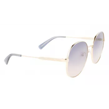 Okulary przeciwsłoneczne damskie Longchamp LO161S-704, oprawka Havana, soczewki gradientowe brązowe, 59mm