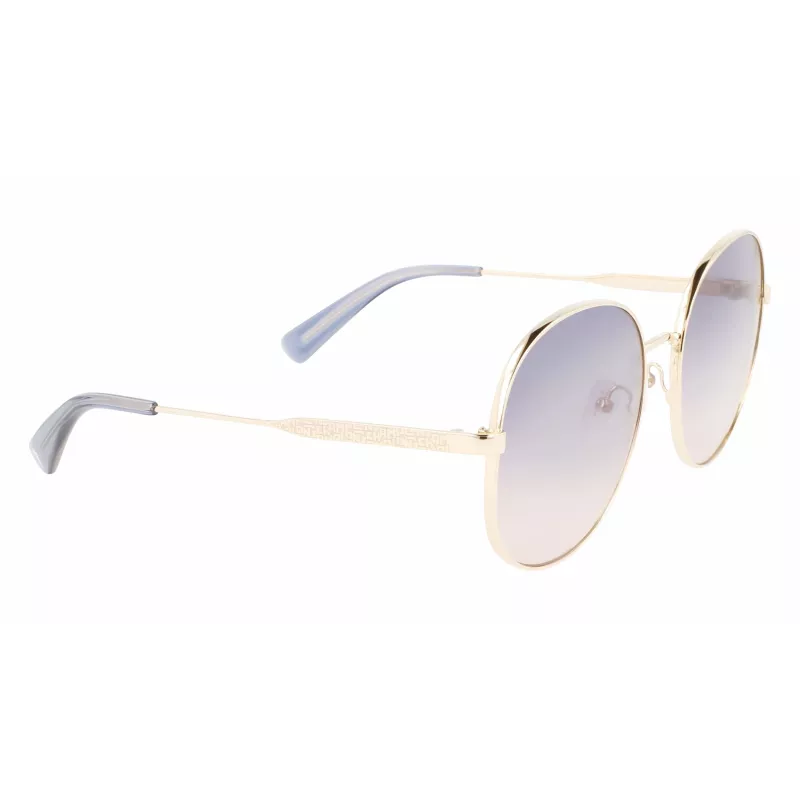 Okulary przeciwsłoneczne damskie Longchamp LO161S-704, oprawka Havana, soczewki gradientowe brązowe, 59mm