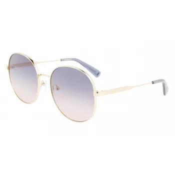 Okulary przeciwsłoneczne damskie Longchamp LO161S-704, oprawka Havana, soczewki gradientowe brązowe, 59mm