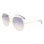 Okulary przeciwsłoneczne damskie Longchamp LO161S-704, oprawka Havana, soczewki gradientowe brązowe, 59mm