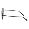 Okulary przeciwsłoneczne damskie Longchamp LO173S5715001 - czarna oprawka, szare szkła, 57 mm