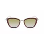 Longchamp LO638S-611 Damskie okulary przeciwsłoneczne Cat Eye, oprawka Havana, brązowe soczewki gradientowe, 52mm