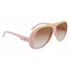 Okulary przeciwsłoneczne Longchamp LO664S-601 dla kobiet, Red Havana, Brązowy gradient, 59 mm