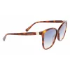 Okulary przeciwsłoneczne Longchamp LO708S-230 dla kobiet Havana Brown Gradient 57mm