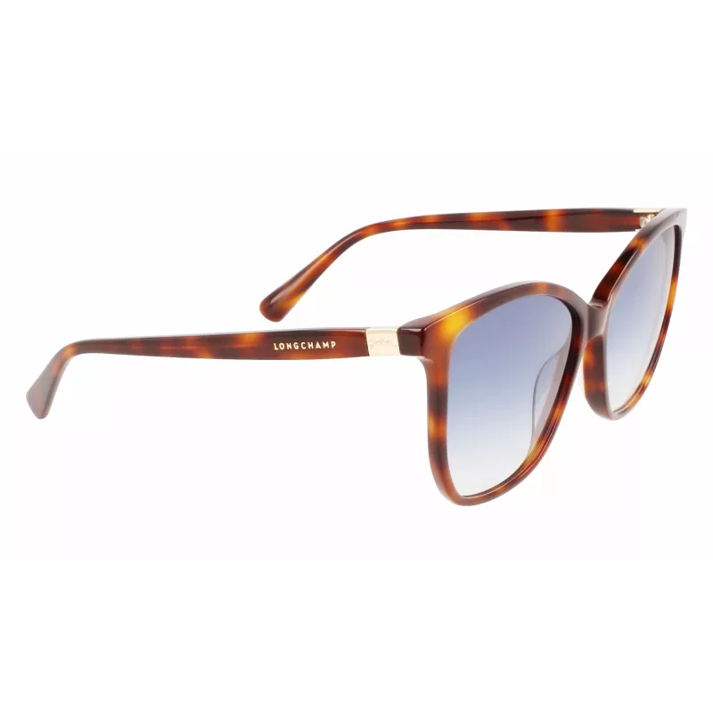 Okulary przeciwsłoneczne Longchamp LO708S-230 dla kobiet Havana Brown Gradient 57mm