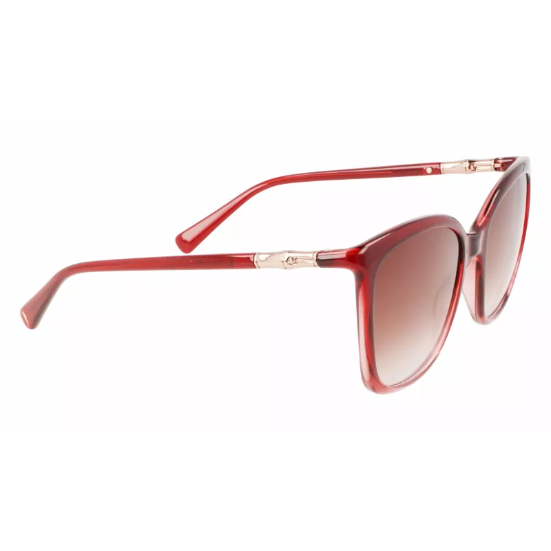 Okulary przeciwsłoneczne Longchamp LO710S-604 damskie Havana brązowy gradient 56 mm