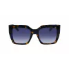 LONGCHAMP LO734S-430 Damskie okulary przeciwsłoneczne geometryczne Havana acetat soczewki gradient brąz 53mm