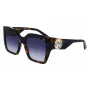 LONGCHAMP LO734S-430 Damskie okulary przeciwsłoneczne geometryczne Havana acetat soczewki gradient brąz 53mm
