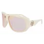 Okulary przeciwsłoneczne Longchamp LO736S-109 damskie oversize kwadratowe Havana Brown Gradient