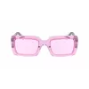 LONGCHAMP LO743S5323650 Damskie kwadratowe okulary przeciwsłoneczne z acetatu 53/23/140 mm