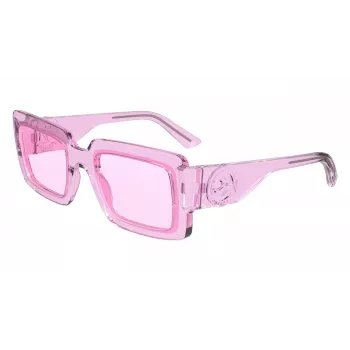 LONGCHAMP LO743S5323650 Damskie kwadratowe okulary przeciwsłoneczne z acetatu 53/23/140 mm