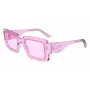 LONGCHAMP LO743S5323650 Damskie kwadratowe okulary przeciwsłoneczne z acetatu 53/23/140 mm