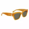 Okulary przeciwsłoneczne Longchamp LO745S-741 dla kobiet, Havana, acetat, kwadratowe, 53 mm