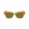 Okulary przeciwsłoneczne Longchamp LO745S-741 dla kobiet, Havana, acetat, kwadratowe, 53 mm