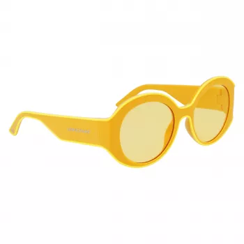 LONGCHAMP LO758S-741 Damskie kwadratowe okulary przeciwsłoneczne z acetatu Havana Brown Gradient 53mm
