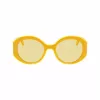 LONGCHAMP LO758S-741 Damskie kwadratowe okulary przeciwsłoneczne z acetatu Havana Brown Gradient 53mm