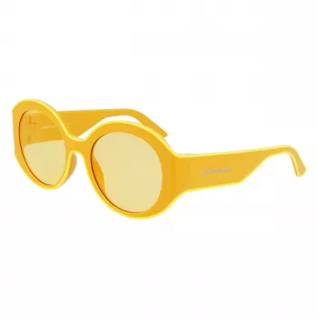 LONGCHAMP LO758S-741 Damskie kwadratowe okulary przeciwsłoneczne z acetatu Havana Brown Gradient 53mm