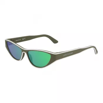 Okulary przeciwsłoneczne Longchamp LO761S5615318 dla kobiet, oprawka Havana acetat, soczewki brązowe gradient 56/15/140 mm