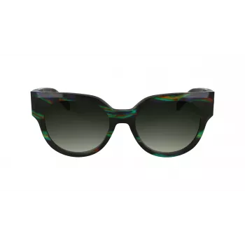 Okulary przeciwsłoneczne damskie Longchamp LO779S-009, oprawka acetatowa, 53/19/140 mm, ochrona UV400