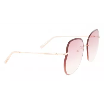 Okulary przeciwsłoneczne damskie Longchamp LO160S716 Butterfly Havana z soczewkami gradientowymi szarymi (65/17/140 mm)