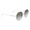 Okulary przeciwsłoneczne damskie Longchamp LO157SA-452 - Niebieska oprawka, szare szkła gradientowe - 58/18/140 mm