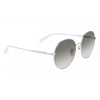 Okulary przeciwsłoneczne damskie Longchamp LO157SA-452 - Niebieska oprawka, szare szkła gradientowe - 58/18/140 mm