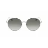Okulary przeciwsłoneczne damskie Longchamp LO157SA-452 - Niebieska oprawka, szare szkła gradientowe - 58/18/140 mm