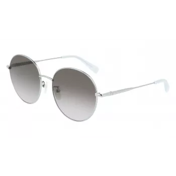 Okulary przeciwsłoneczne damskie Longchamp LO157SA-452 - Niebieska oprawka, szare szkła gradientowe - 58/18/140 mm