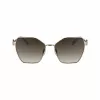 Okulary przeciwsłoneczne LONGCHAMP LO180S-727 Havana Brown Gradient Butterfly Cat-Eye 58mm