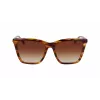 Okulary przeciwsłoneczne LONGCHAMP LO719S-238 Havana Acetate Square Frame Brown Gradient Lens 56mm