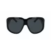 Okulary przeciwsłoneczne damskie Longchamp LO736S-1 - Oprawka acetatowa w kształcie motyla z ochroną UV400 - Soczewka 67mm, Mostek 11mm, Zausznik 125mm