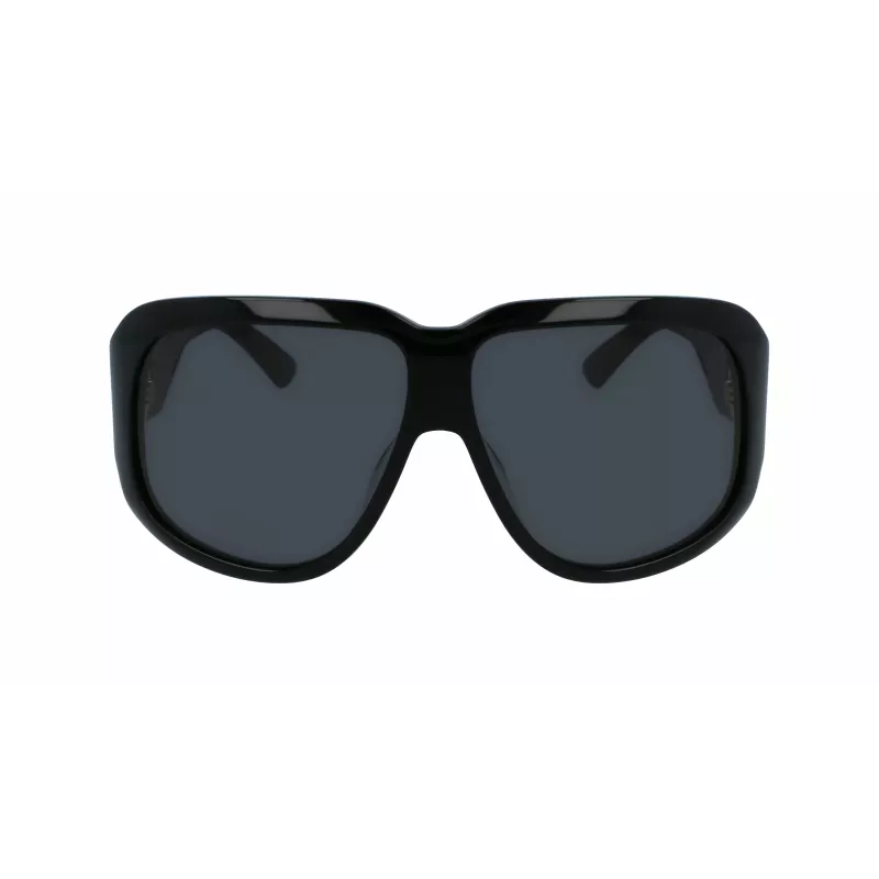 Okulary przeciwsłoneczne damskie Longchamp LO736S-1 - Oprawka acetatowa w kształcie motyla z ochroną UV400 - Soczewka 67mm, Mostek 11mm, Zausznik 125mm