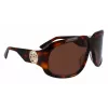 Okulary przeciwsłoneczne damskie Longchamp LO736S-230 - oprawka Havana acetate z brązowymi soczewkami gradientowymi, 67/11/125 mm