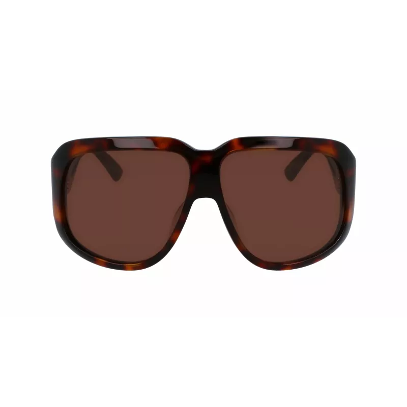Okulary przeciwsłoneczne damskie Longchamp LO736S-230 - oprawka Havana acetate z brązowymi soczewkami gradientowymi, 67/11/125 mm