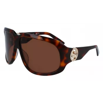 Okulary przeciwsłoneczne damskie Longchamp LO736S-230 - oprawka Havana acetate z brązowymi soczewkami gradientowymi, 67/11/125 mm