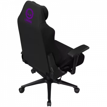 LORGAR CHA41 Ergonomic Gaming Chair Advanced, Premium Anti-Stain Fabric, Black/Purple
