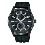 Zegarek męski Lorus R3A43AX9 z kwarcowym mechanizmem analogowym - niebieska tarcza, bransoleta ze stali nierdzewnej, 43 mm